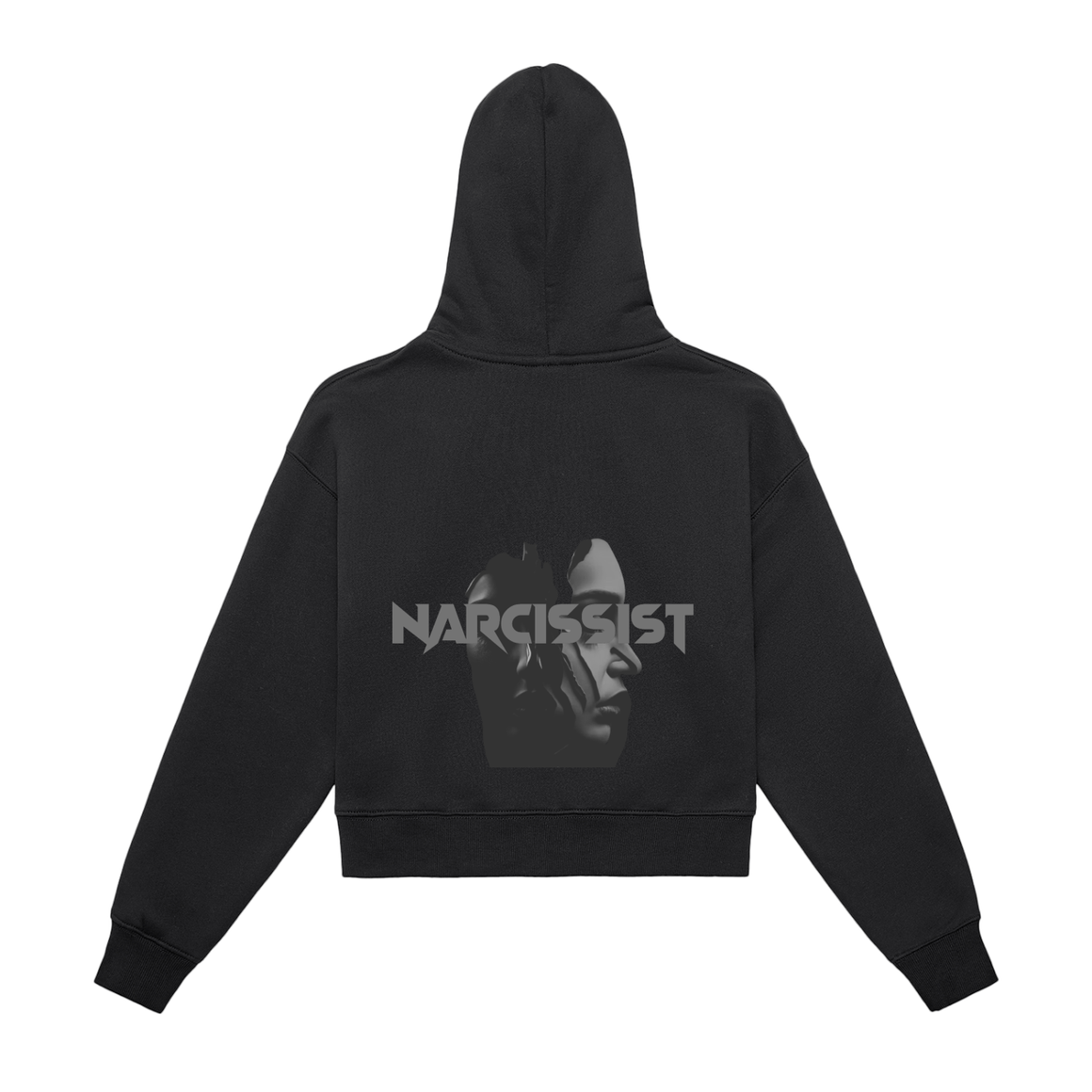 AN ZIP HOODIE - WOMEN - BLACK