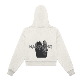 AN ZIP HOODIE - WOMEN - GREY