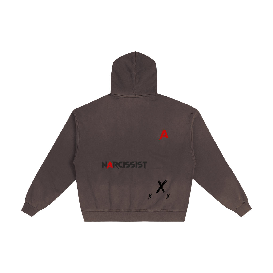 AN ZIP HOODIE - BROWN