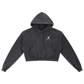 AN HOODIE - WOMEN - BLACK